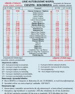 Rozkład jazdy linii Cieszyn-Kołobrzeg